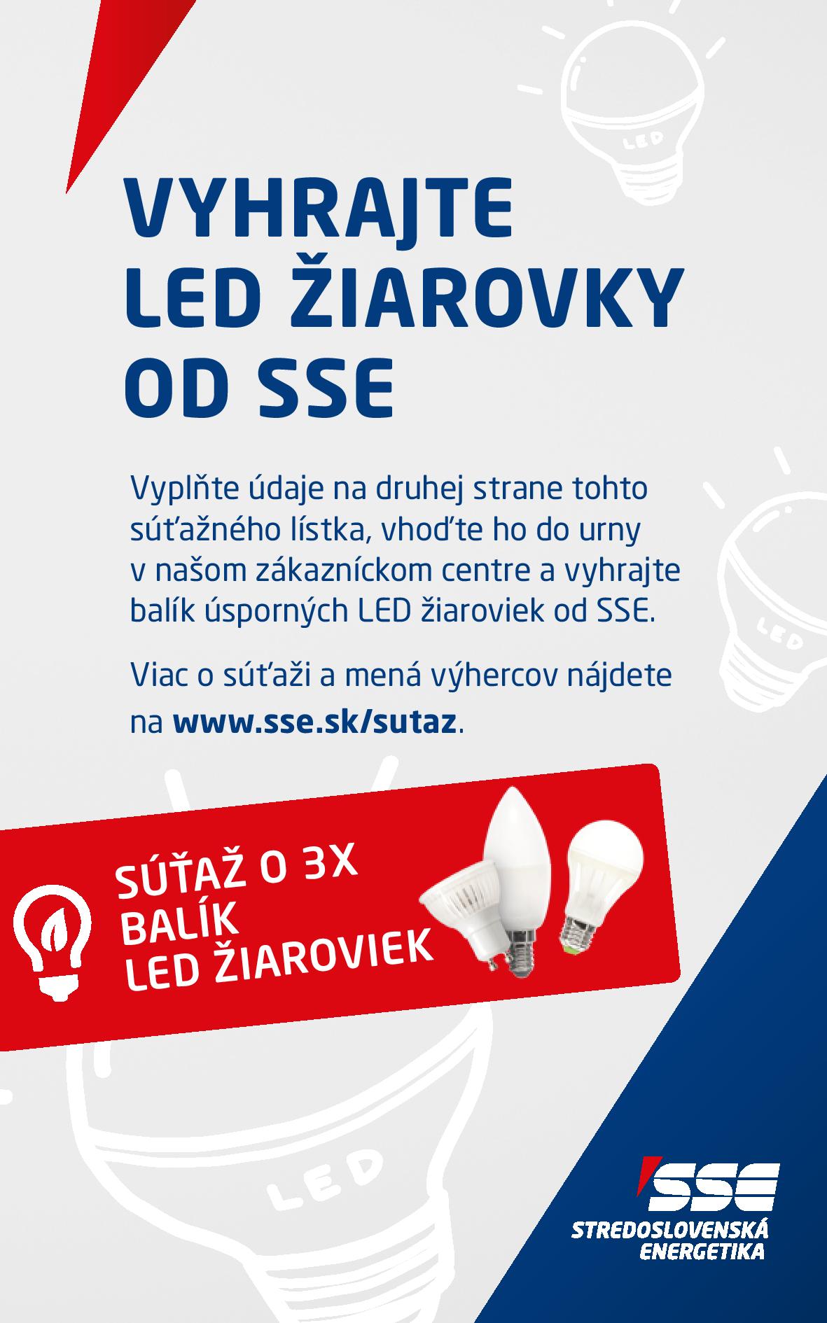 Súťaž LED žiarovky