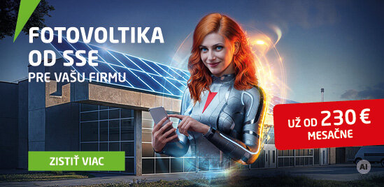 Fotovoltika od SSE pre vašu firmu už od 230 € mesačne - Zistiť viac