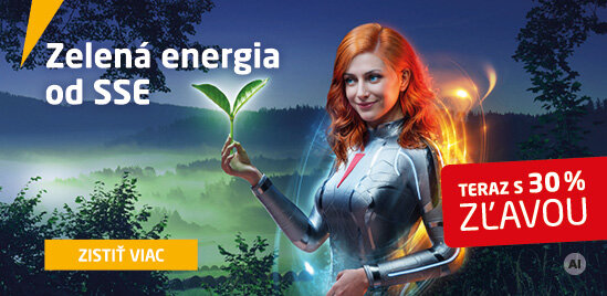 Zelená energia od SSE - Uzatvorte zmluvu online s 30 % zľavou - Zistiť viac
