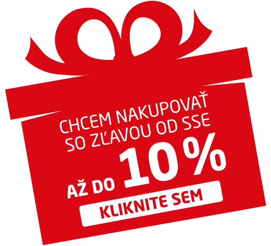 Chcem nakupovať s 10 % zľavou od SSE