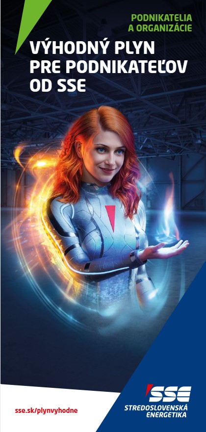 Leták Výhodný plyn pre podnikateľov