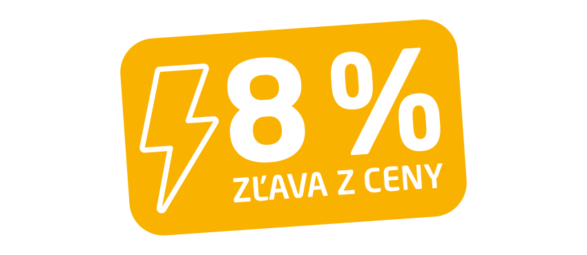 Elektrina so zľavou 8 % z ceny