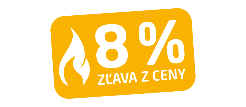 Plyn pre domácnosti s 8 % zľavou z ceny 