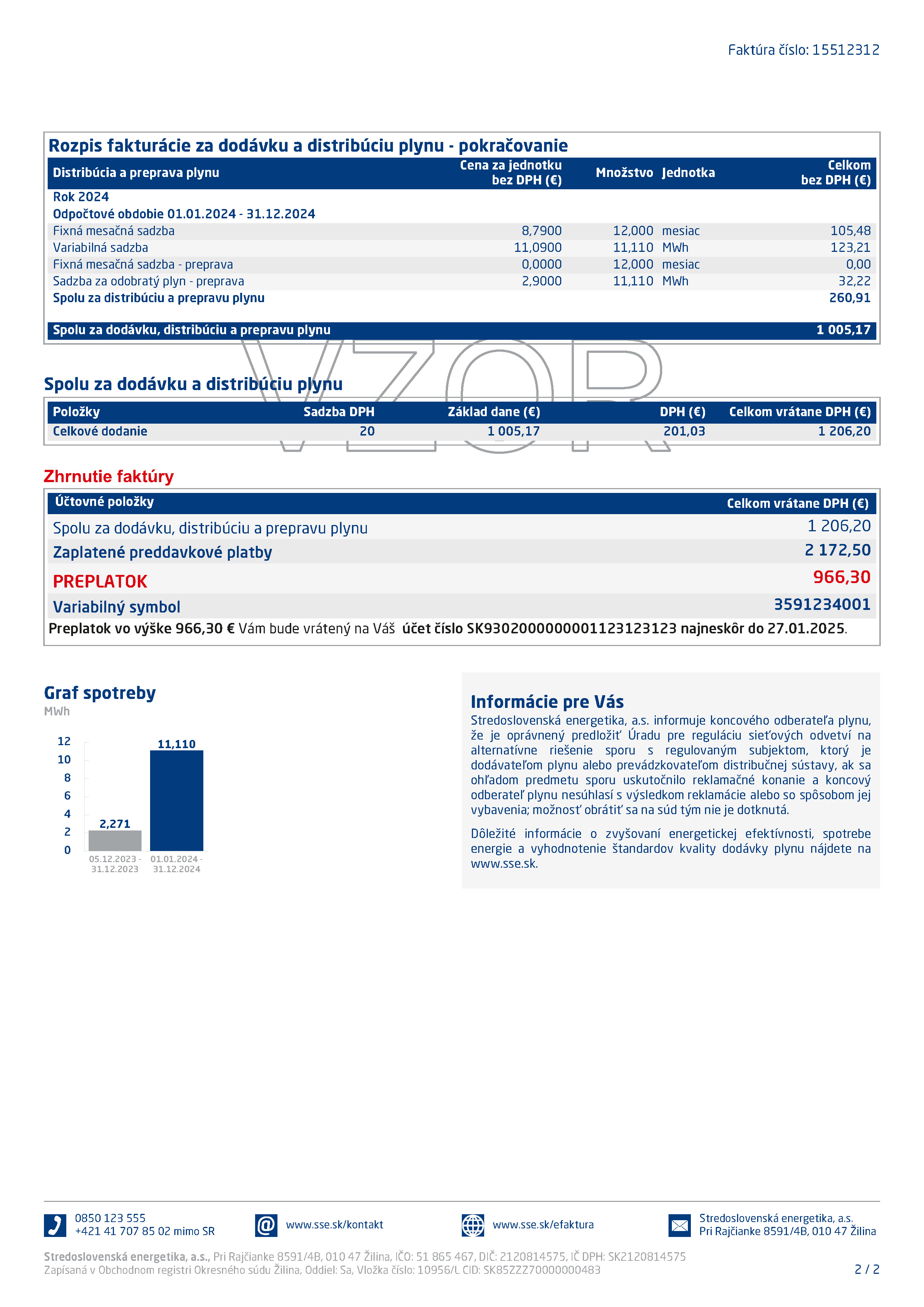 Faktúra strana 1.