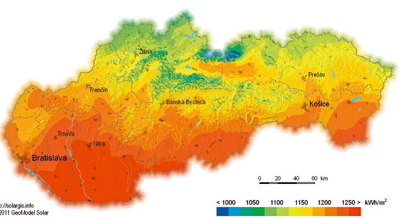 Mapa SR